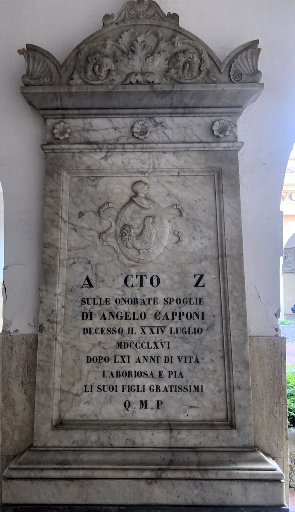 lapide tombale - ambito romano (sec. XIX)